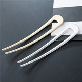 Metal Hair Sticks Bun Hairpins U-Shape Updo Hair Fork Clips for Women
