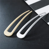 Metal Hair Sticks Bun Hairpins U-Shape Updo Hair Fork Clips for Women