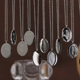 Birth Month Necklace for Women Stainless Steel Month Flower Necklace