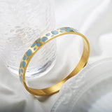 Minimalist Enamel Bracelet Oil Dripping Bangles For Women Men