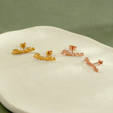 Custom Name Stud Earrings