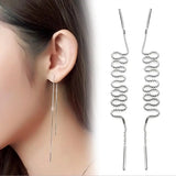 925-Sterling-Silver Ear Thread Earrings for Women