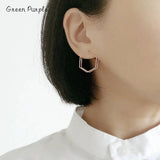 Minimalist Earrings 925 Silver Brincos Oorbellen Pendientes For Women
