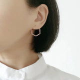 Minimalist 925 Silver Earrings Jewelry for Women