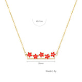 Minimalist Heart Pendant Necklace Chain Vintage Women Girl Birthday Gift