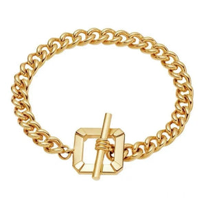 Minimalist Link Chain Bracelet Stainless Steel Jewelry for Women
