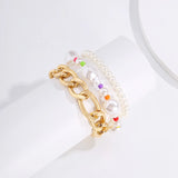 Golden Thicken Chain Bracelet - Vintage Punk Hiphop Jewelry