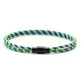 Minimalist 3mm Rope Christmas Bracelet Charms Magnetic Braclet For Men Women