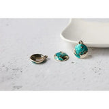 Minimalist Japanese Alloy Drip Earth Pendant DIY Earrings Pack of 10