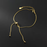 Minimalist 925 Sterling Silver Adjustable Bracelet