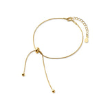 Minimalist 925 Sterling Silver Adjustable Bracelet