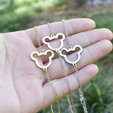 Minimalist Mickey Mouse Bracelet Anklet for Women Girls Beach Jewelry