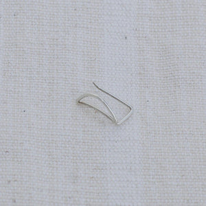 Moon Ear Climber Earrings 925 Silver Punk Oorbellen Piercing