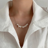 Baroque Real Pearl Choker Necklace for Women Gift