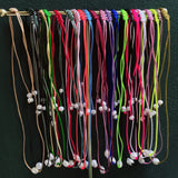 Minimalist Multicolor Freshwater Pearl Necklace Baroque Rope Chain