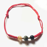 Natural Stone Quartz Crystal Anklet For Women Adjustable red Rope Ankle