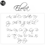 Personalized Cursive Name Earrings Stainless Steel Jewelry
