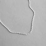 Minimalist 925 Sterling Silver Choker Necklace for Women