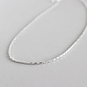 Minimalist 925 Sterling Silver Choker Necklace for Women