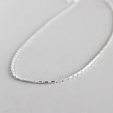 Minimalist 925 Sterling Silver Choker Necklace for Women