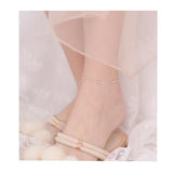 Minimalist Round Beads Anklet Chain Bracelet Leg Female Foot Jewelry