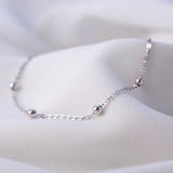 Minimalist Round Beads Anklet Chain Bracelet Leg Female Foot Jewelry