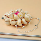 S925 Silver Anklet Women's Bead Pendant Real Silver Chain Summer Jewelry