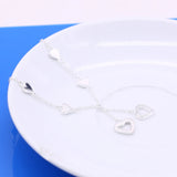 Sterling Silver Love Heart Bracelet for Women
