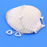 Sterling Silver Love Heart Bracelet for Women