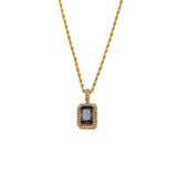 Crystal Zircon Pendant Necklace for Women