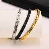 Minimalist Stackable Cuff Bangle Bracelet for Women