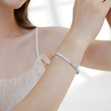 Minimalist Stackable Cuff Bangle Bracelet for Women