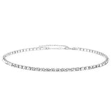 Minimalist Crystal Choker Shining Necklace