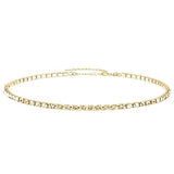 Minimalist Crystal Choker Shining Necklace