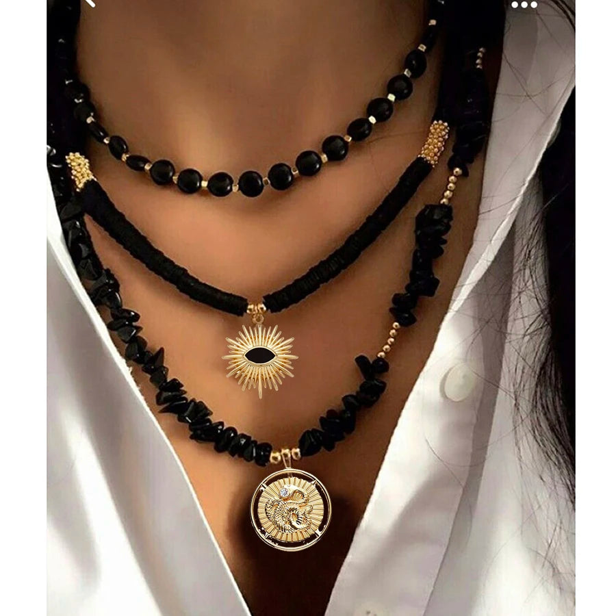 Minimalist Star Pendant Charm Women's Necklace Jewelry