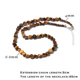 Stylish Crystal Stone Pendant Bead Necklace Delicate Charm Choker Ins Jewelry