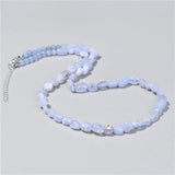 Stylish Crystal Stone Pendant Bead Necklace Delicate Charm Choker Ins Jewelry