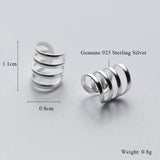 Minimalist 925 Sterling Silver Ear Cuff Cartilage Clip Earrings