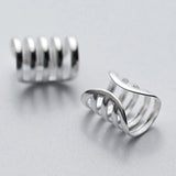 Minimalist 925 Sterling Silver Ear Cuff Cartilage Clip Earrings