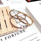Sun Flower Stainless Steel Bangle Bracelet for Women