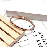 Sun Flower Stainless Steel Bangle Bracelet for Women