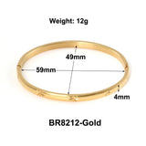 Sun Flower Stainless Steel Bangle Bracelet for Women
