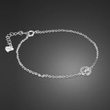 925 Silver Bracelet Crown Pendant Sterling Silver Chain Christmas Gift