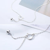 925 Silver Anklet Cat Bell Pendant Ankle Chain Charm Jewelry