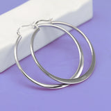 925 Silver 54MM Round Pendant Earrings Bohemian Charm Jewelry Gift