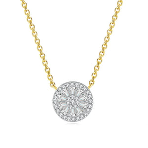 Minimalist Zirconia Pendant Choker Necklace for Women