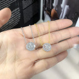 Minimalist Zirconia Pendant Choker Necklace for Women