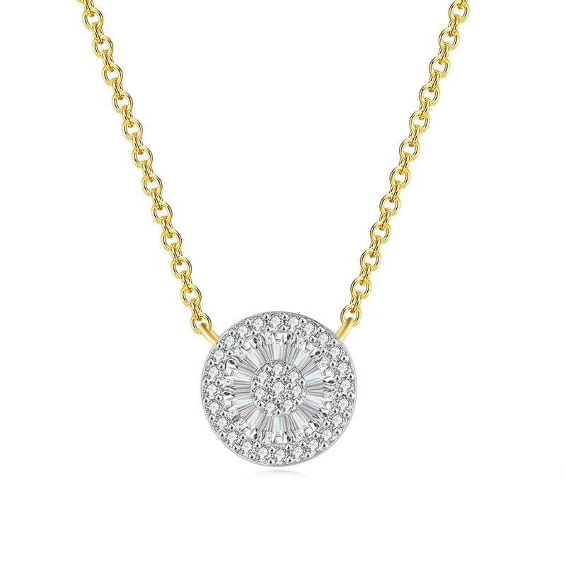 Minimalist Zirconia Pendant Choker Necklace for Women