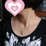 Women's Zircon Pendant Necklace-925 Silver-Fine Jewelry