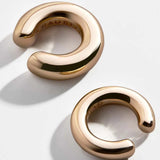 Minimalist Golden Cartilage Clip Earrings for Women